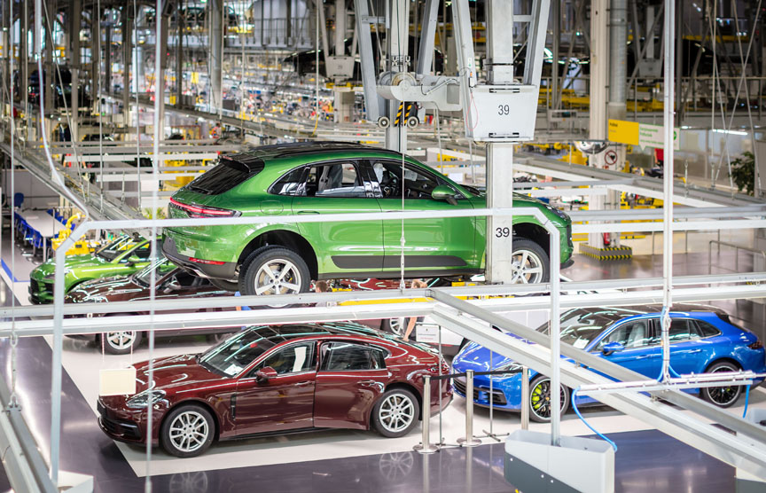 Porsche Macan 95B.2 production in Leipzig