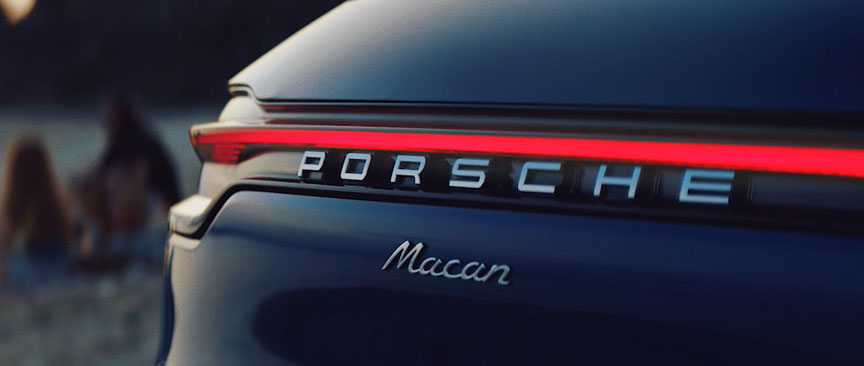 2019 Porsche Macan 95B.2 rear lamp panel
