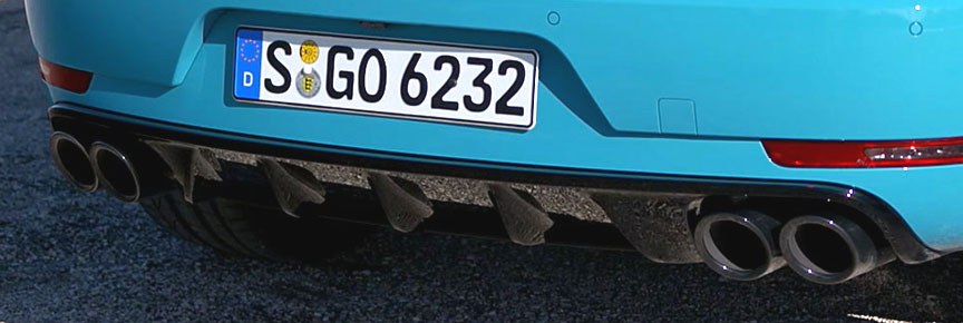 2019 Macan S (95B.2) rear bumper diffusor-look under valance