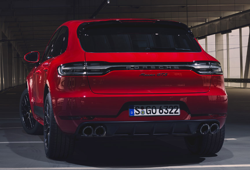 2020 Porsche Macan GTS rear view