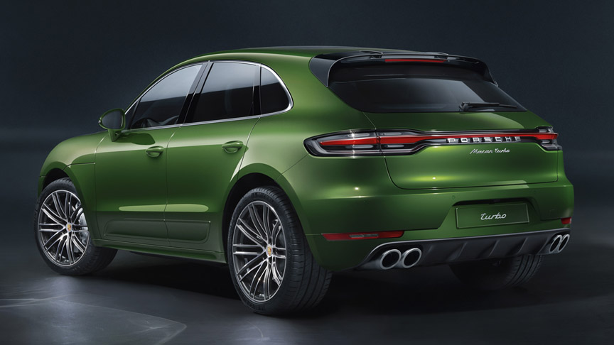 2020 Porsche Macan Turbo 2.9 rear view