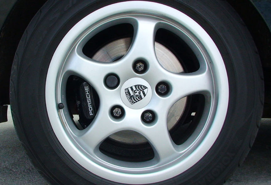 Simple design 5-spoke wheels porsche 968