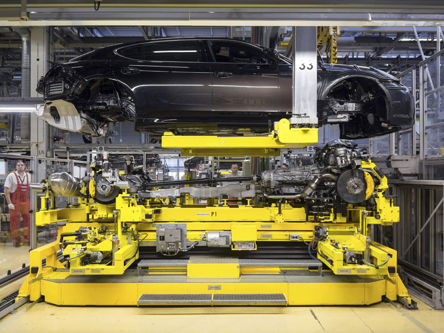 2015 Panamera Turbo S Executive Exclusive Series on production line