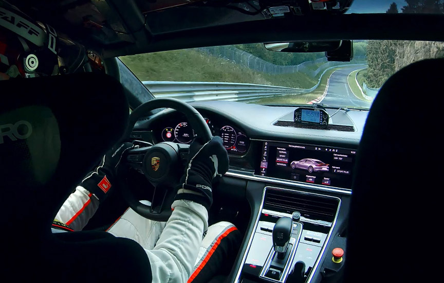 2020 Nürburgring Nordschleife record Porsche Panamera Turbo 971.2 driven by Lars Kern