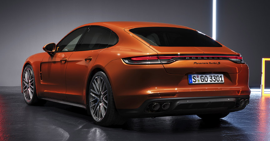 2021 model year Porsche Panamera Turbo S