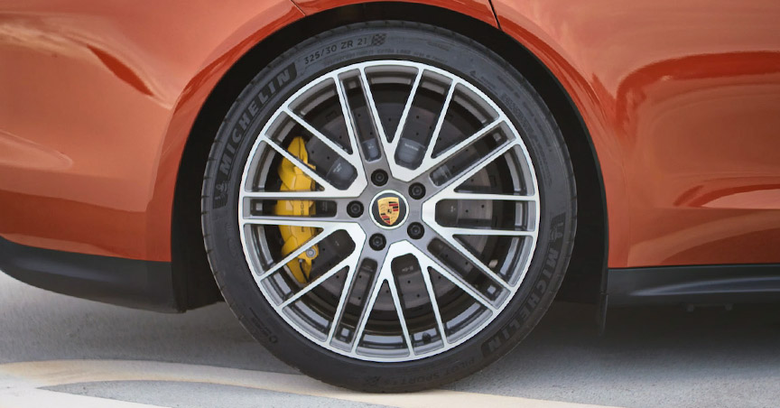 2021 model year Porsche Panamera wheel