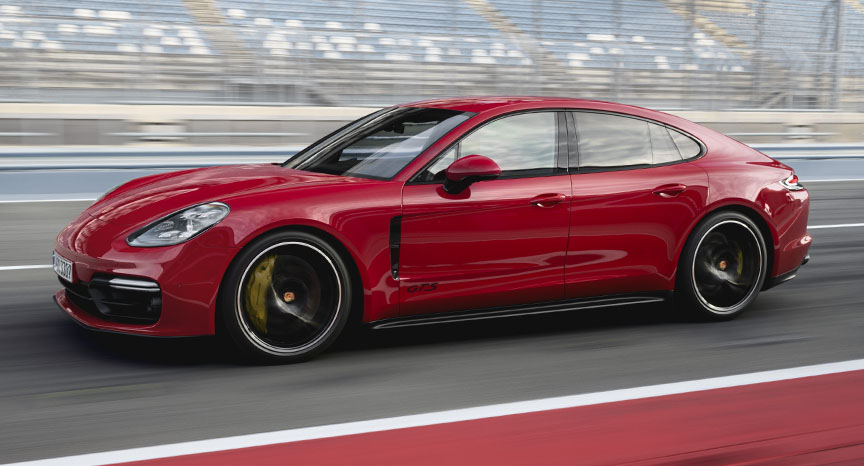 Red 2019 Panamera 971.1 GTS