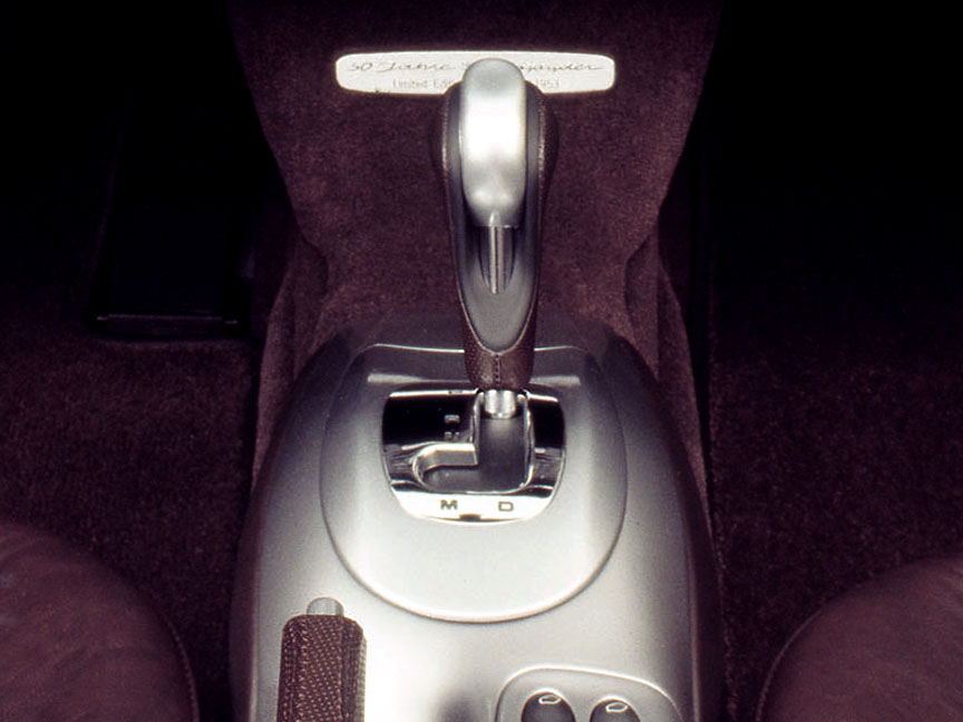 Porsche Boxster S, Tiptronic lever, 