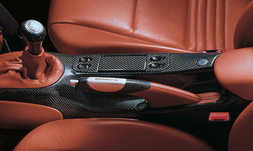 Porsche Boxster 986 carbon centre console