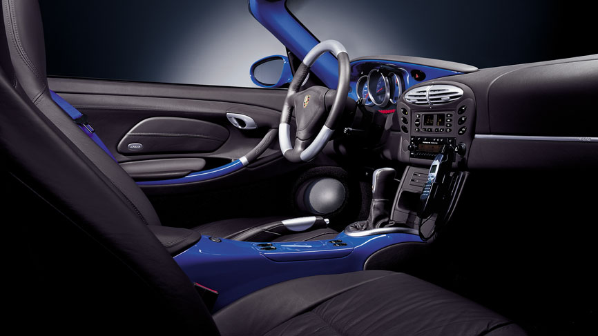 Porsche Boxster 986 Exclusive interior, painted centre console