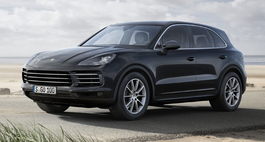 Porsche Cayenne 2018 black