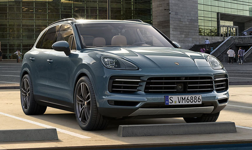 2018 Porsche Cayenne front bumper guard