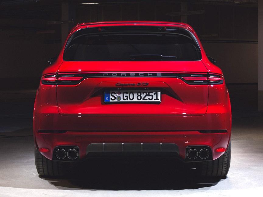 Porsche Cayenne GTS 4.0 rear view