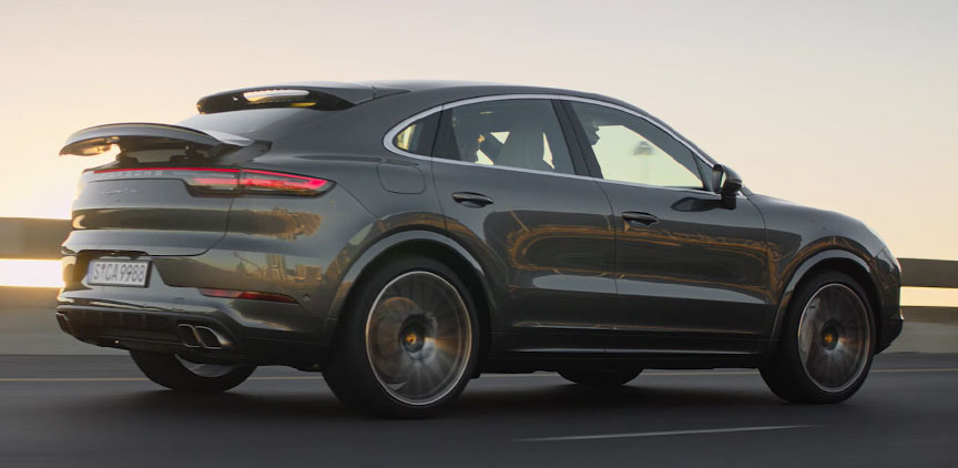 2019/2020 Porsche Cayenne Coupe in motion