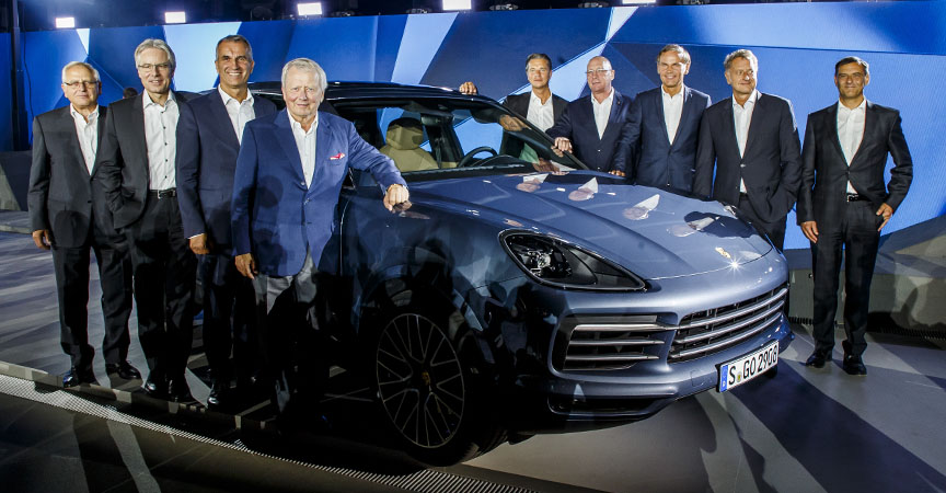 2018 Porsche Cayenne premiere in 2017