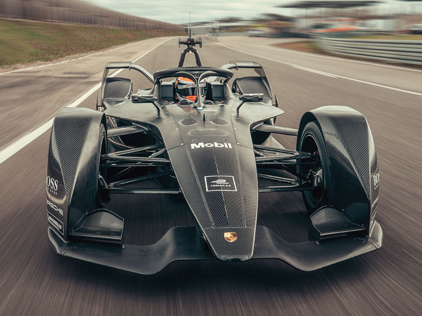 2019 Formula E with Porsche drivetrain