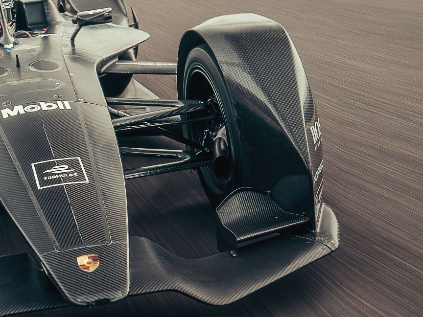 2019 Formula E with Porsche drivetrain