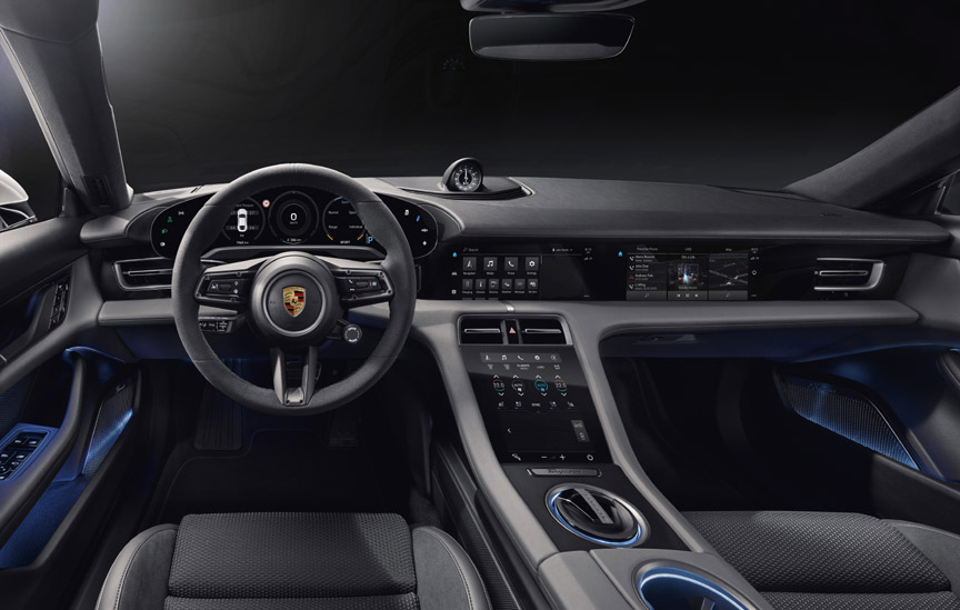 2020 Porsche Taycan interior