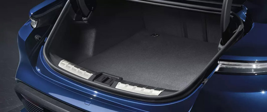 2020 Porsche Taycan trunk