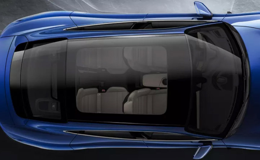 2020 Porsche Taycan panorama roof