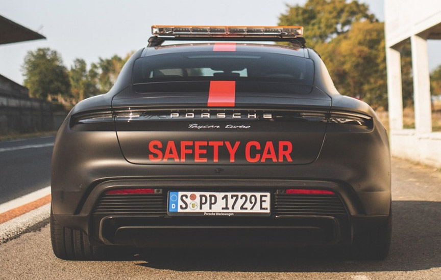 Taycan Turbo, Porsche Carrera Cup Deutschland safety car