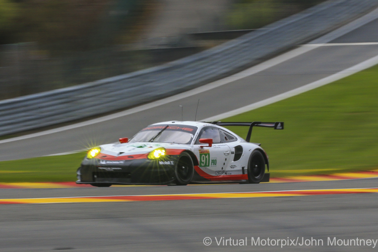 #86, Gulf Racing, Porsche 911 RSR (991) at the 6h of Spa, 2017