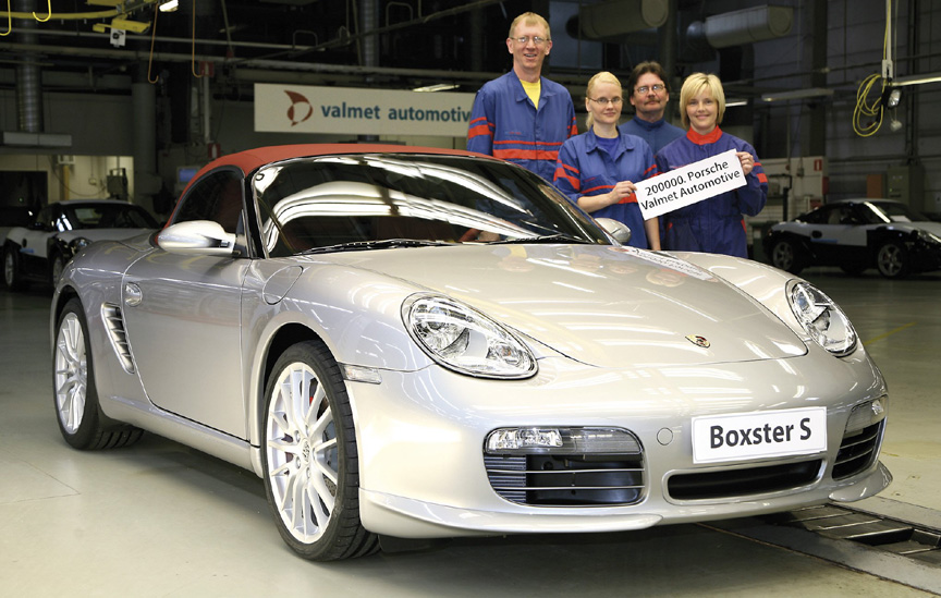 200.000th Porsche built by Valmet Automotive