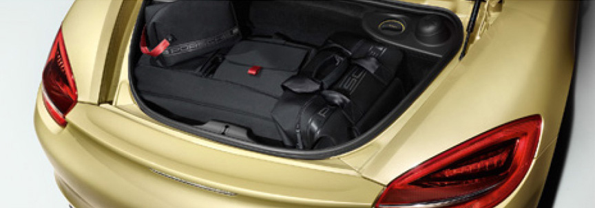 Porsche Boxster 981 rear trunk