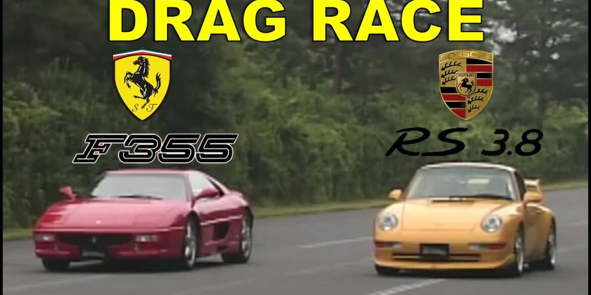 Ferrari F355 vs Porsche 911 Carrera 993 RS 3.8 Drag Race