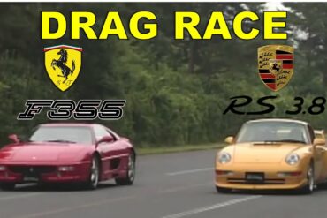 Ferrari F355 vs Porsche 911 Carrera 993 RS 3.8 Drag Race