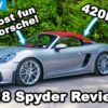Porsche Boxster Spyder review - see why it’s the most fun Porsche EVER!