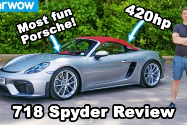 Porsche Boxster Spyder review - see why it’s the most fun Porsche EVER!