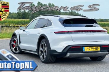 Porsche Taycan 4S Cross Turismo Autobahn Run