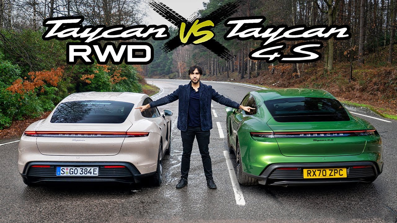 Porsche Taycan RWD vs Taycan 4S