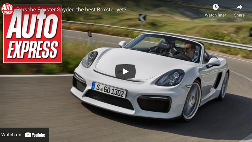 Porsche Boxster Spyder: the best Boxster yet?