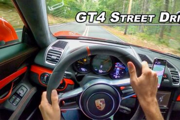 VIDEO- Porsche Cayman GT4 POV Street Drive Therapy - (Binaural Audio)