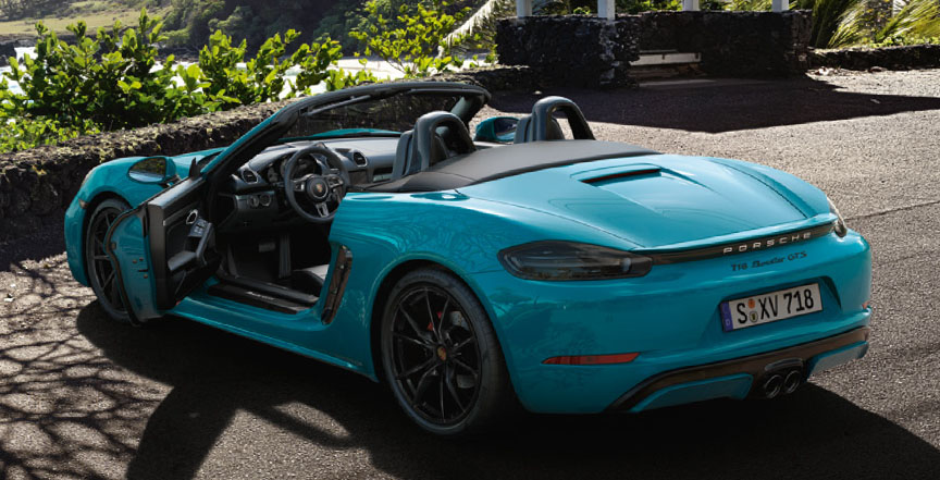 2018 Porsche 718 Boxster GTS Blue