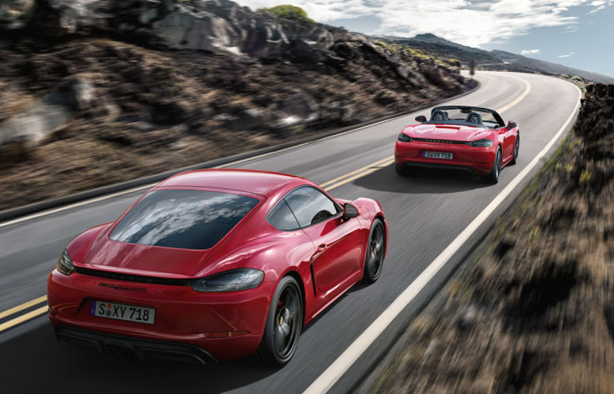 2018 Porsche 718 GTS Cayman and Boxster