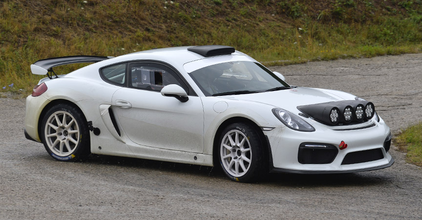 Porsche Cayman 981 Rally car