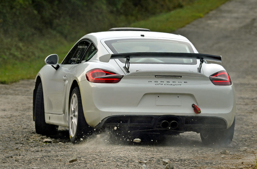 Porsche Cayman 981 GT4 Rally car prototype