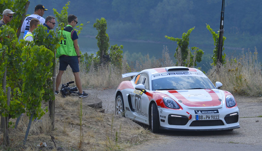 Porsche Cayman 981 GT4 Rally car prototype (FIA R-GT)