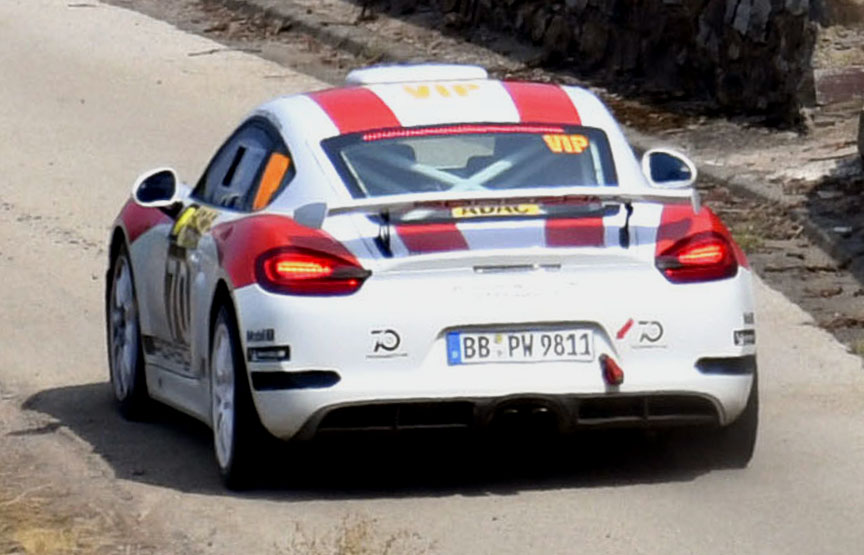 Porsche Cayman 981 GT4 Rally car prototype (FIA R-GT)