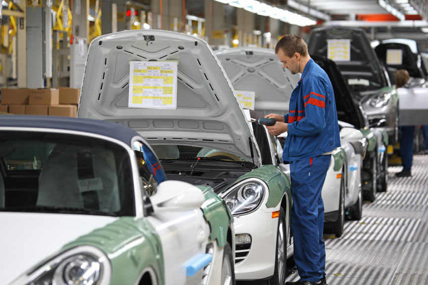 Porsche 987.2 production at Valmet Automotive in Finland