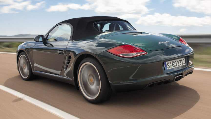 Porsche Boxster 987.2 dark green metallic