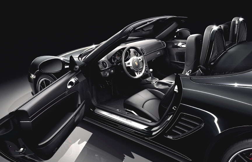 Porsche 987.2 Boxster S Black Edition interior