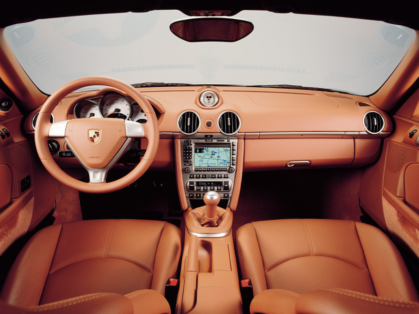 Porsche Cayman 987.1 interior, cockpit