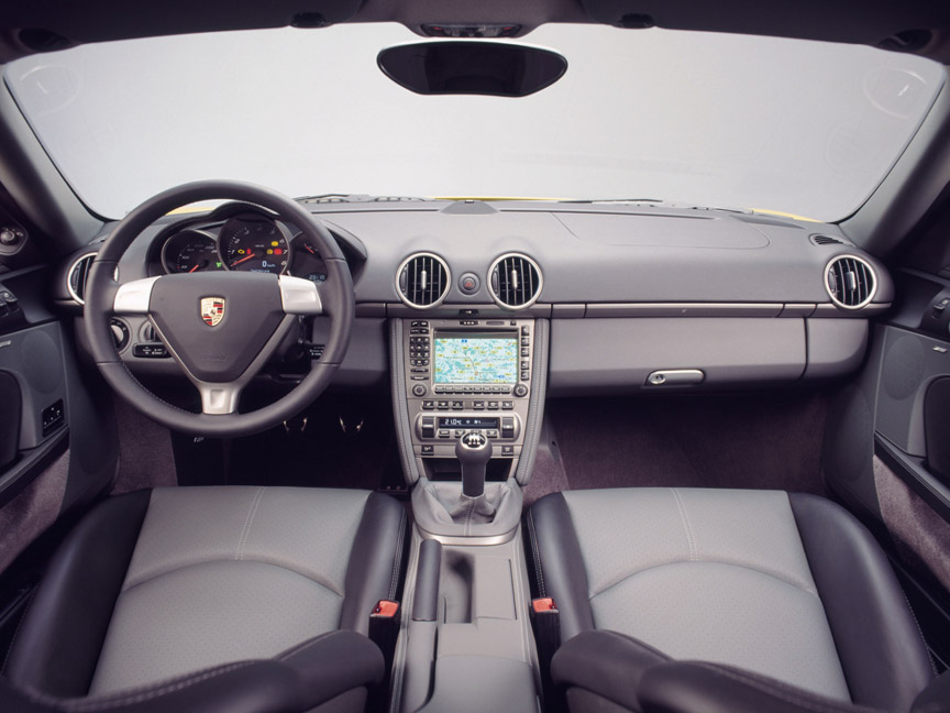 Porsche Cayman 987.1 interior, cockpit