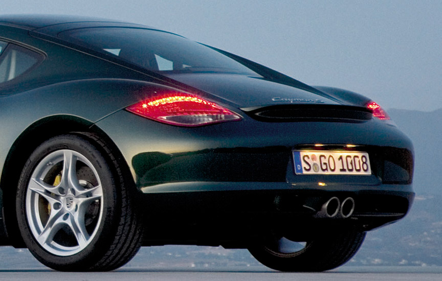 Porsche Cayman 987.2 rear end design