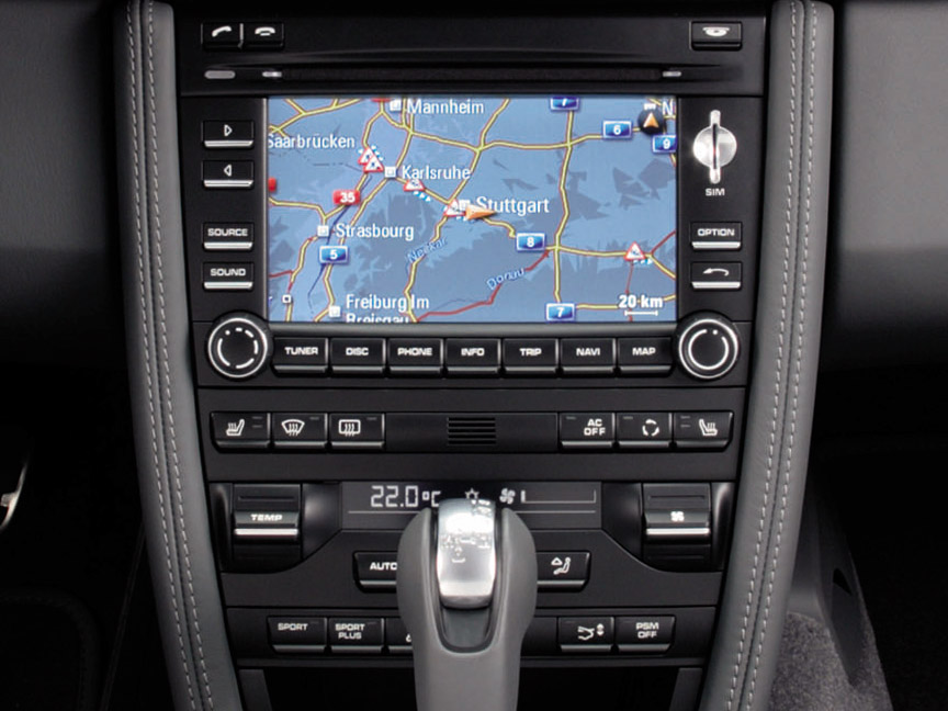 Porsche Cayman 987.2 navigation