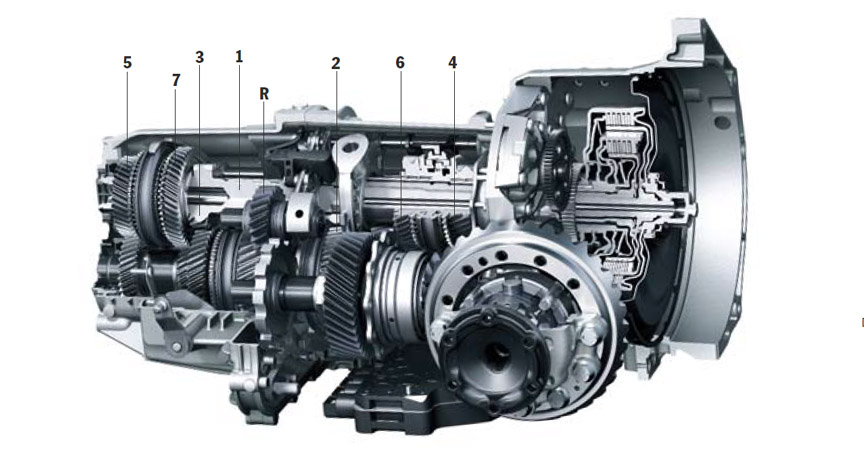 Porsche Cayman 987 PDK transmission